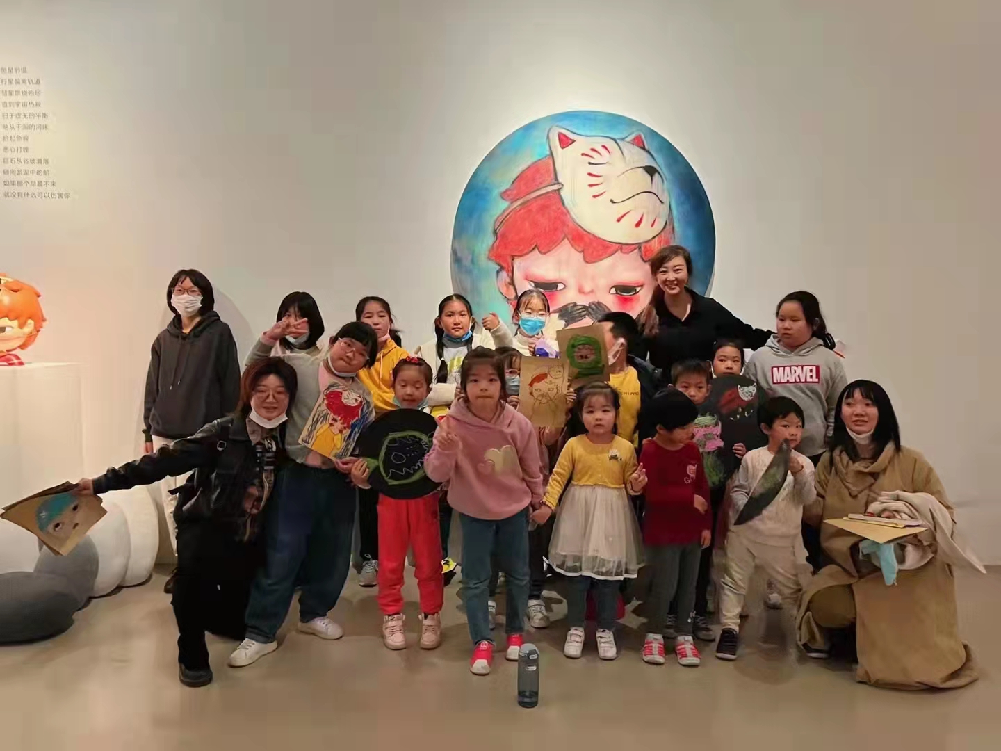 【2021年10月】墨境轩组织学生走进“松美术馆，泡泡玛特的Hirono（小野）线下艺术展览” 活动 第1张