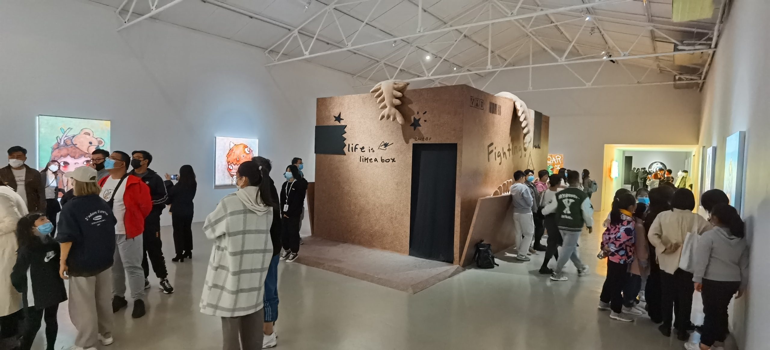 【2021年10月】墨境轩组织学生走进“松美术馆，泡泡玛特的Hirono（小野）线下艺术展览” 活动 第7张